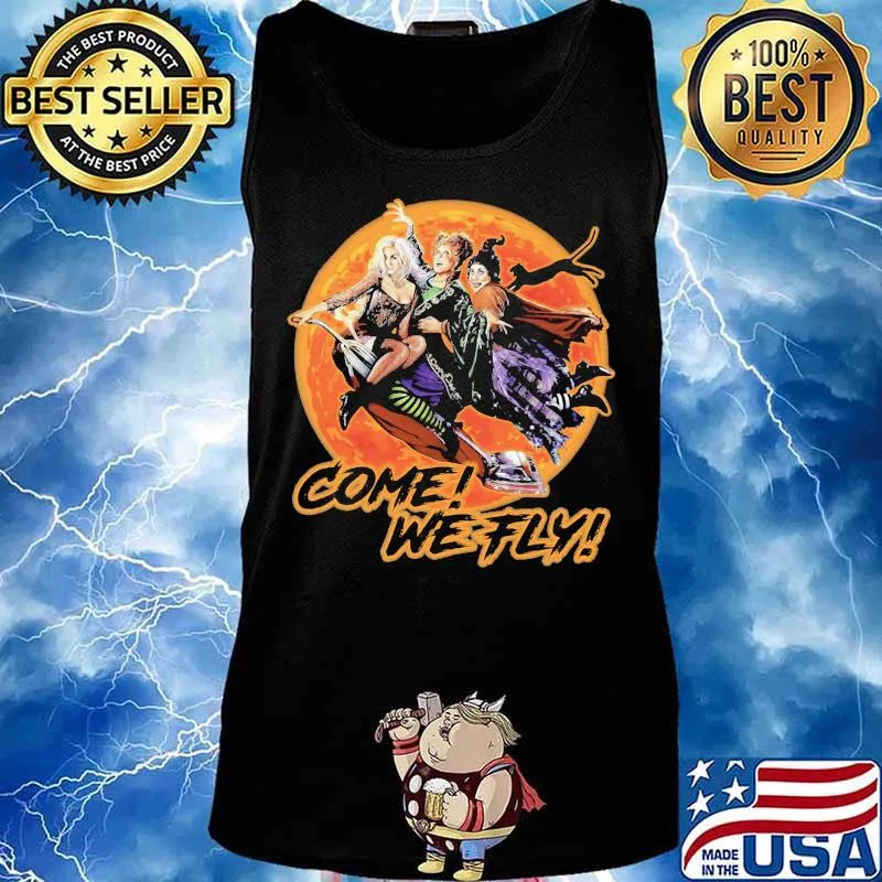Witch Come we fly sunset s Tank top