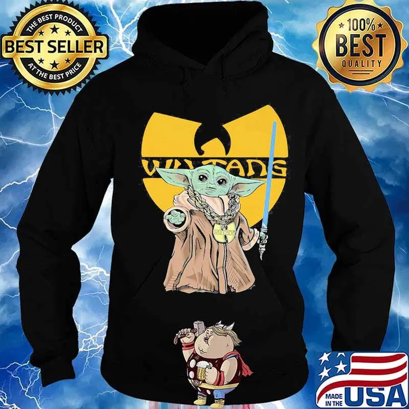 Wu tang clan hip hop band and baby yoda s Hoodie