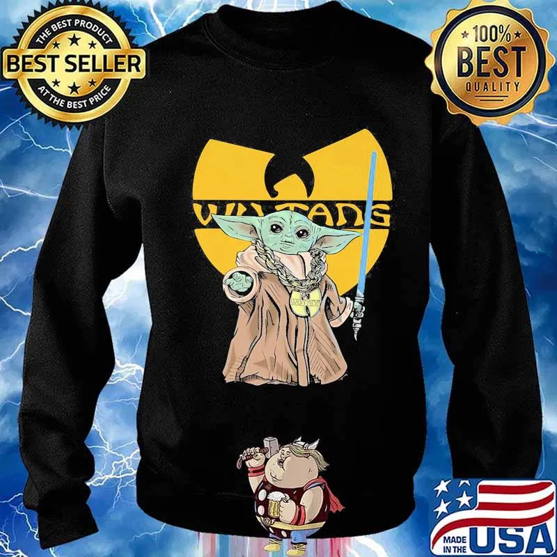 Wu tang clan hip hop band and baby yoda s Sweater