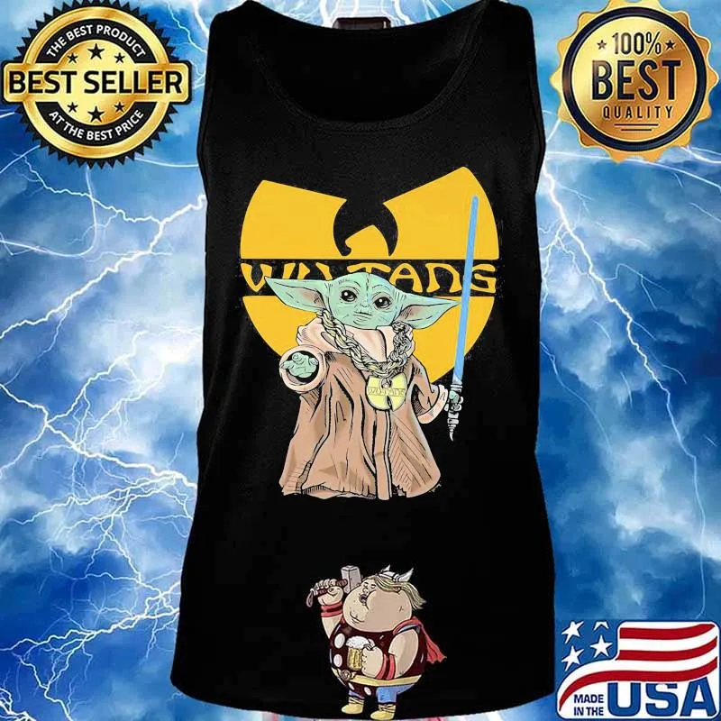 Wu tang clan hip hop band and baby yoda s Tank top
