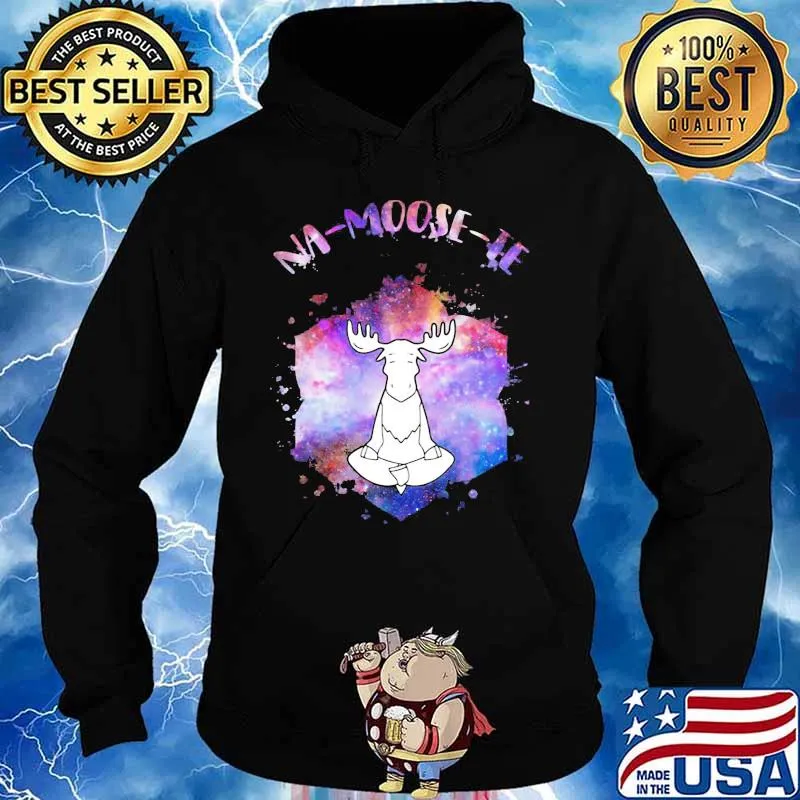 Yoga deer na moose te s Hoodie