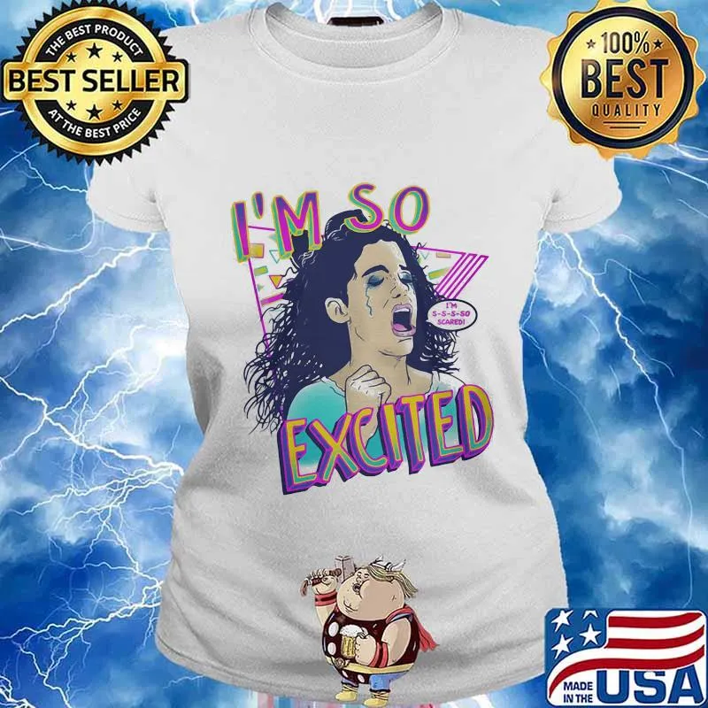 Zocoshi i'm so excited s Ladies tee