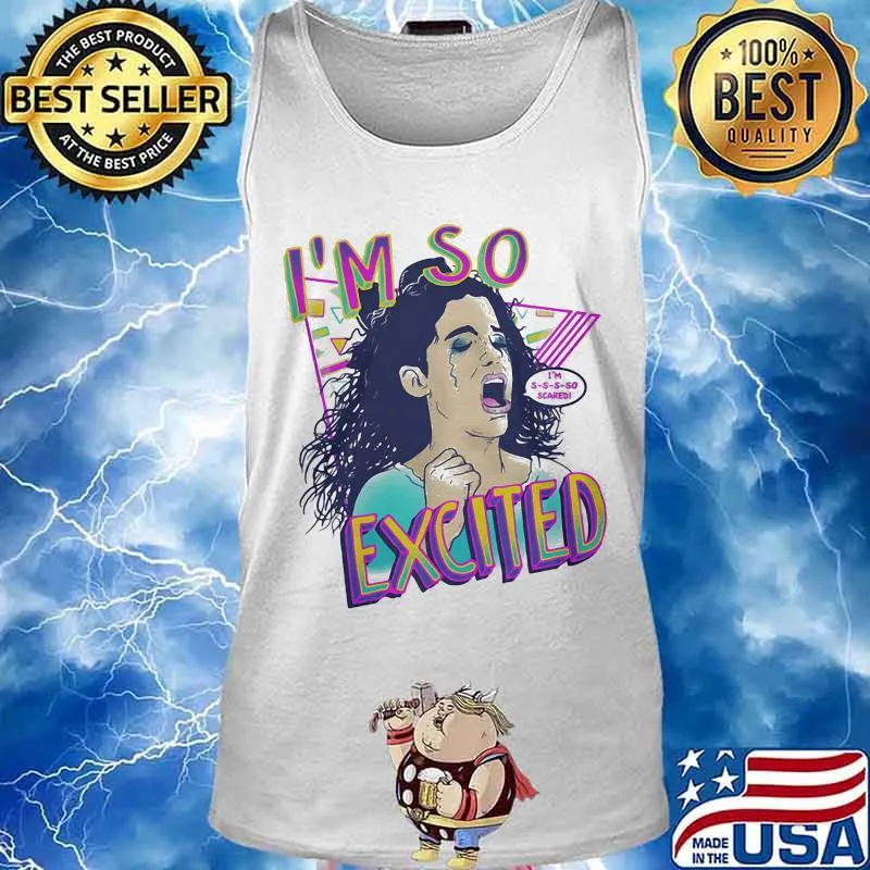 Zocoshi i'm so excited s Tank top