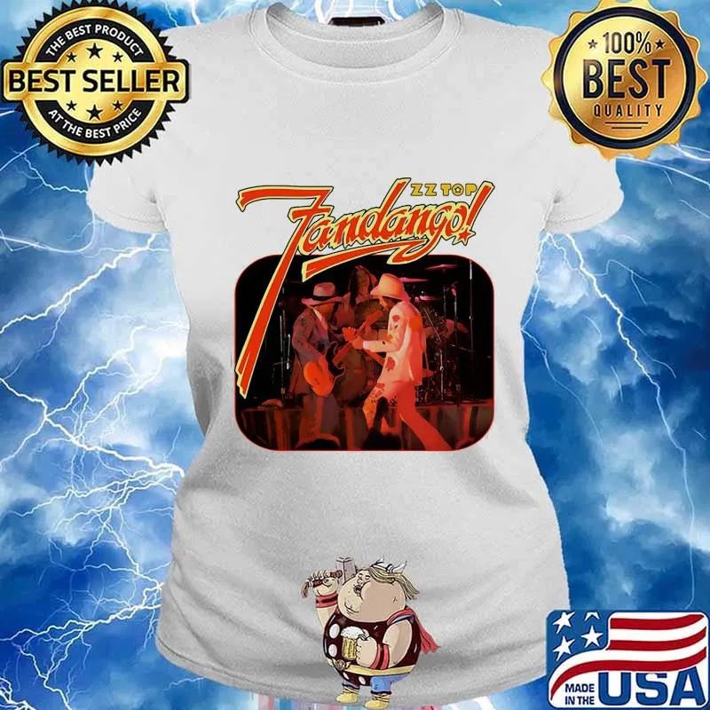 Zz top fandango album guitar s Ladies tee