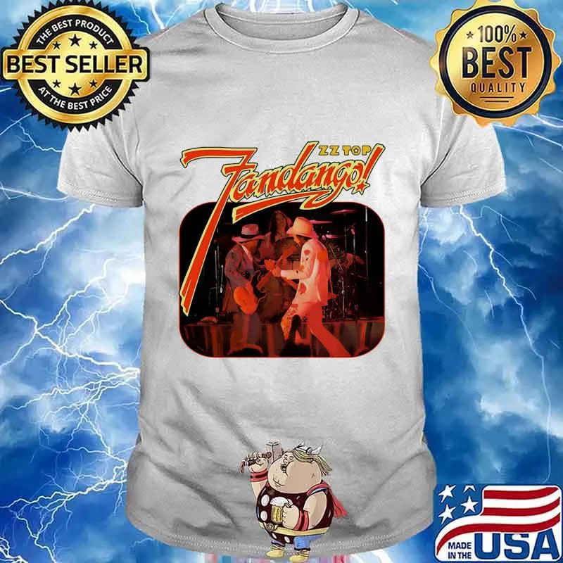 Zz top fandango album guitar shirt