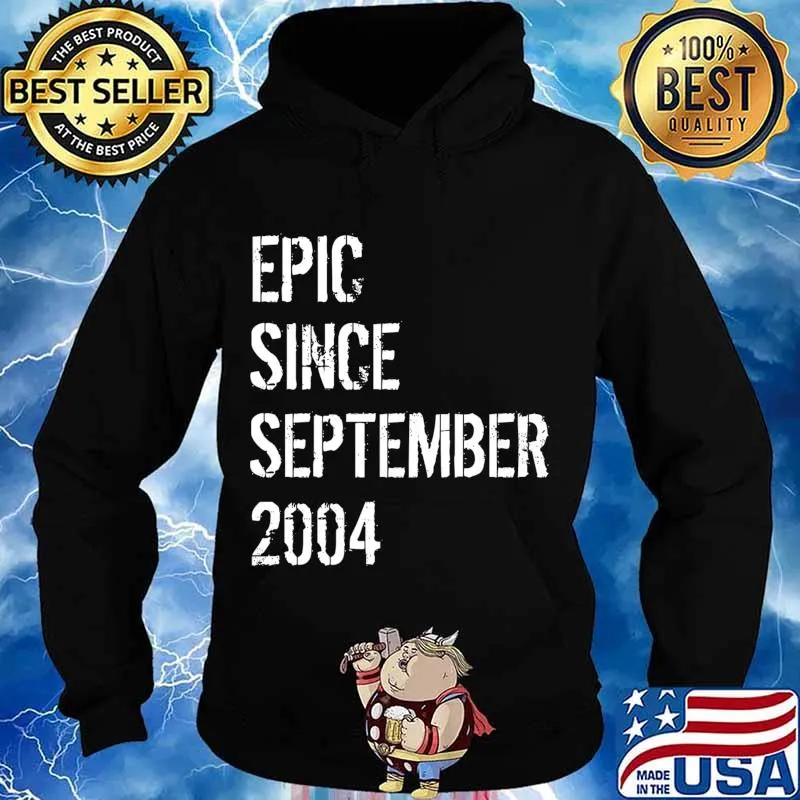 16th Birthday Gift For Boys Girls Born In September 2004 Premium T-Shirt Hoodie