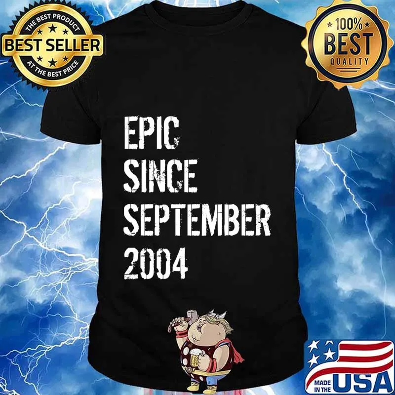 16th Birthday Gift For Boys Girls Born In September 2004 Premium T-Shirt