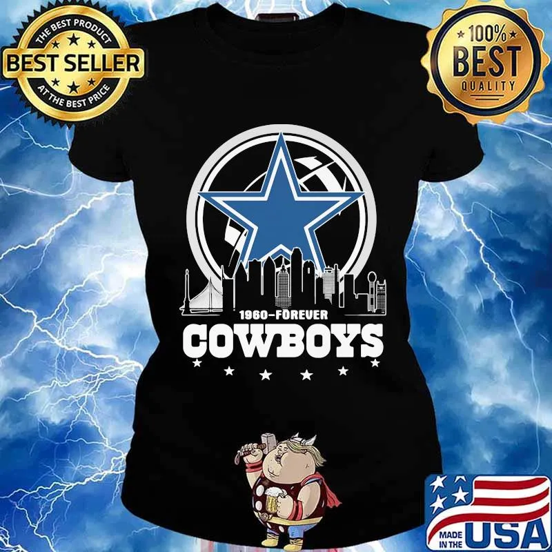 1960 forever dallas cowboys football stars shirts Ladies tee