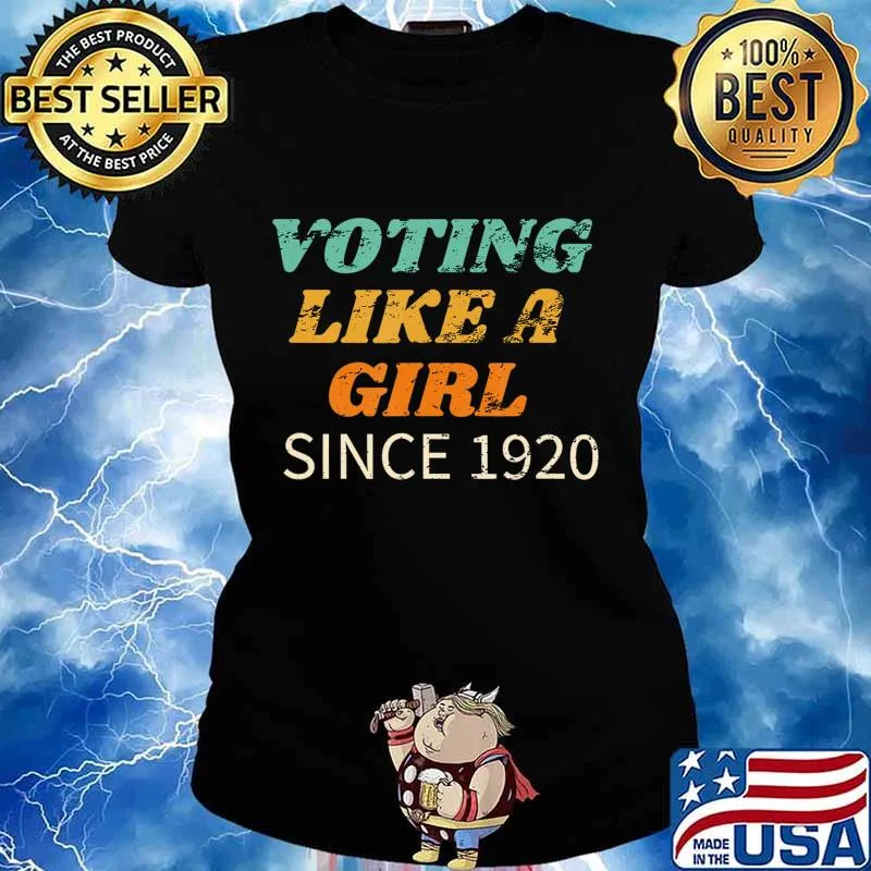 19th Amendment, Women's Right to Vote 100 Years Suffragette T-Shirt Ladies tee