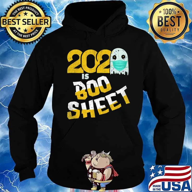 2020 Boo Sheet for Women Men - Ghost in Mask Halloween T-Shirt Hoodie