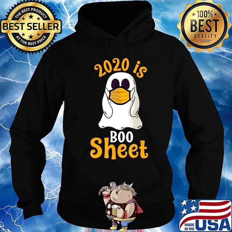 2020 Boo Sheet for Women Men - Ghost in Mask Halloween T-Shirt Hoodie