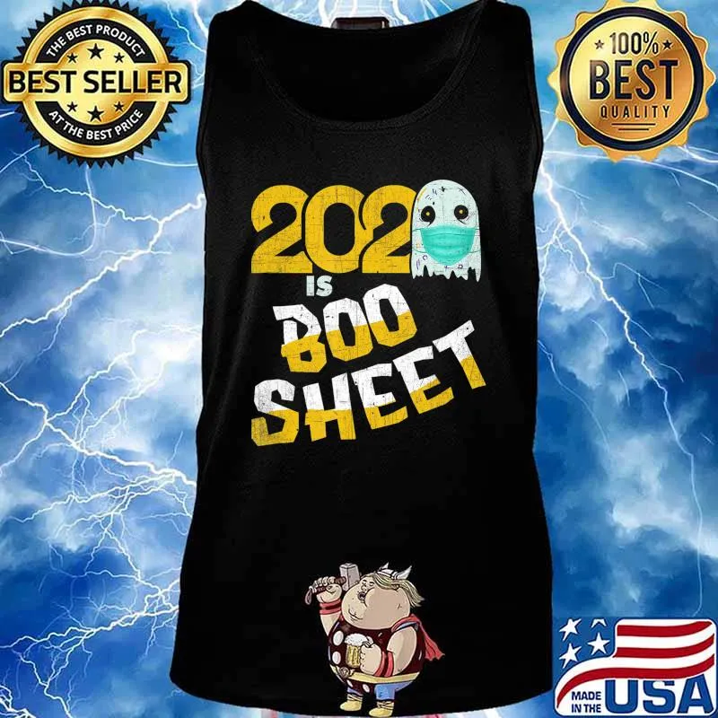 2020 Boo Sheet for Women Men - Ghost in Mask Halloween T-Shirt Tank top