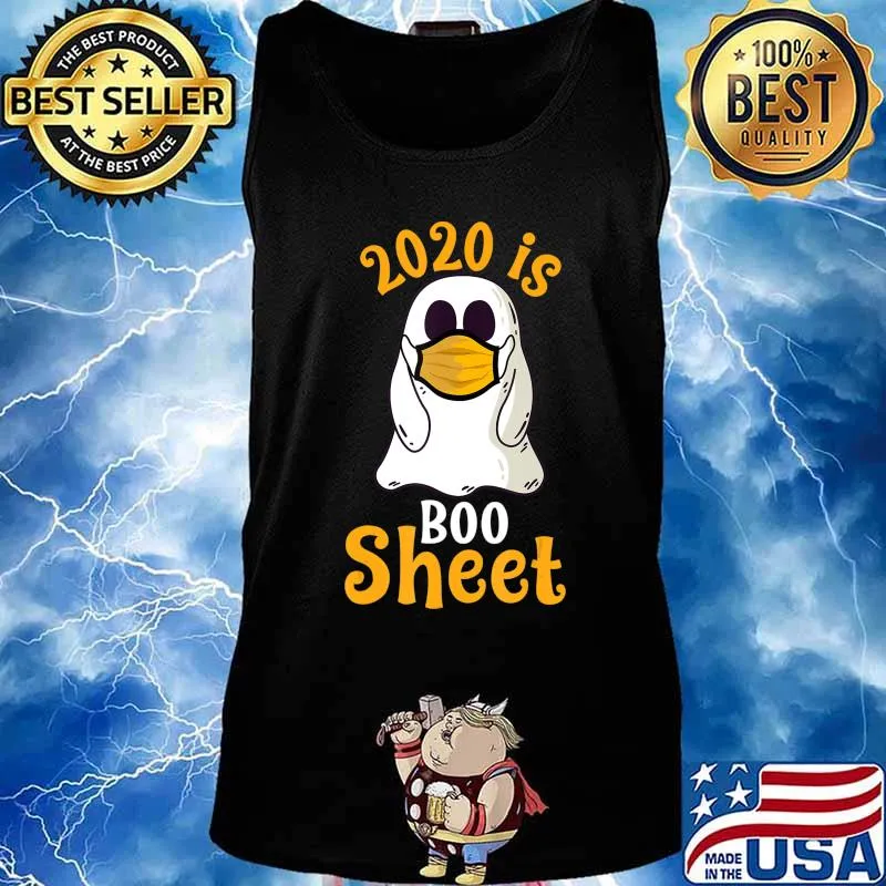 2020 Boo Sheet for Women Men - Ghost in Mask Halloween T-Shirt Tank top