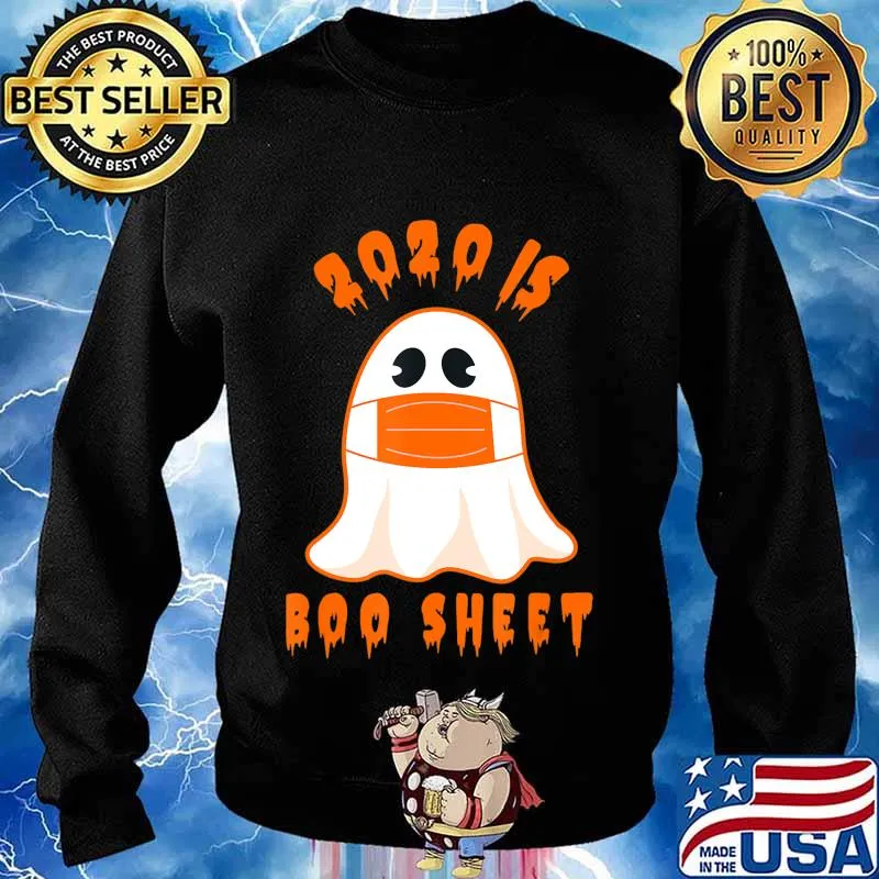2020 Boo Sheet Funny Halloween Ghost Costume Men Women Gift T-Shirt Sweater