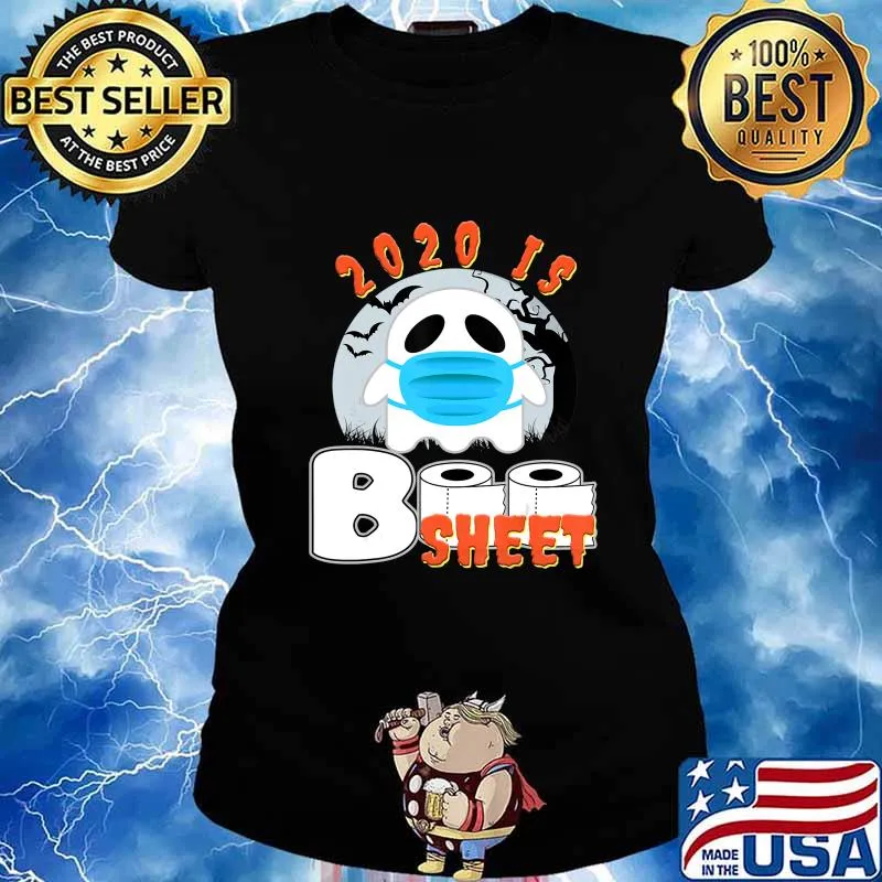 2020 Boo Sheet Shirt for Women Men - Ghost in Mask Halloween T-Shirt Ladies tee