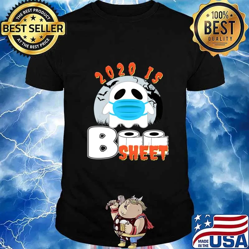 2020 Boo Sheet Shirt for Women Men - Ghost in Mask Halloween T-Shirt