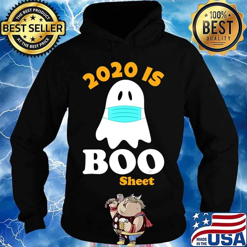 2020 Boo Sheet Shirt - Ghost in Mask Halloween 6 feet away T-Shirt Hoodie