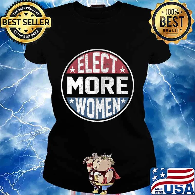 2020 Election Elect More Women to Office Red Blue Feminist Premium T-Shirt Ladies tee