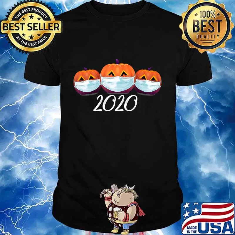2020 Halloween Pumpkin In Mask - Funny Halloween 2020 Gift T-Shirt