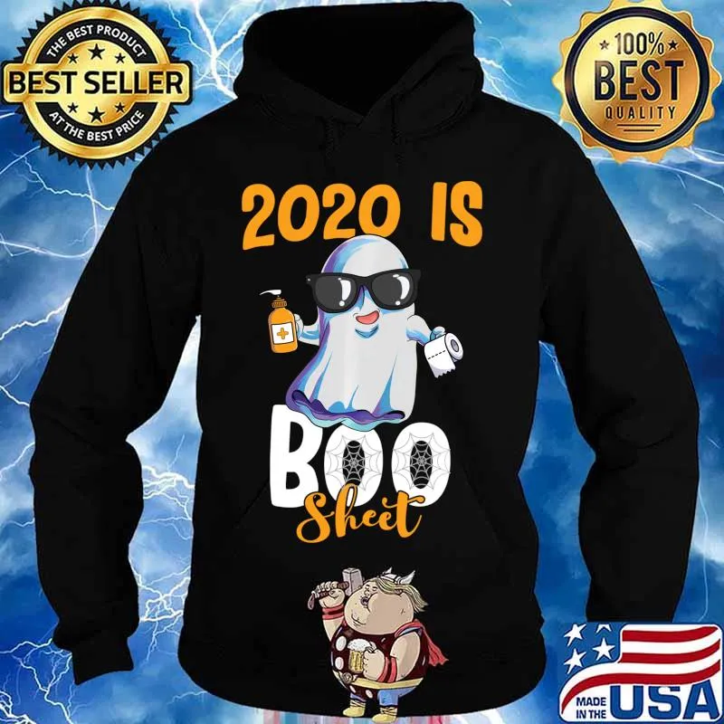 2020 is Boo Sheet Ghost wearing Sunglasses Halloween Shirt Hoodie