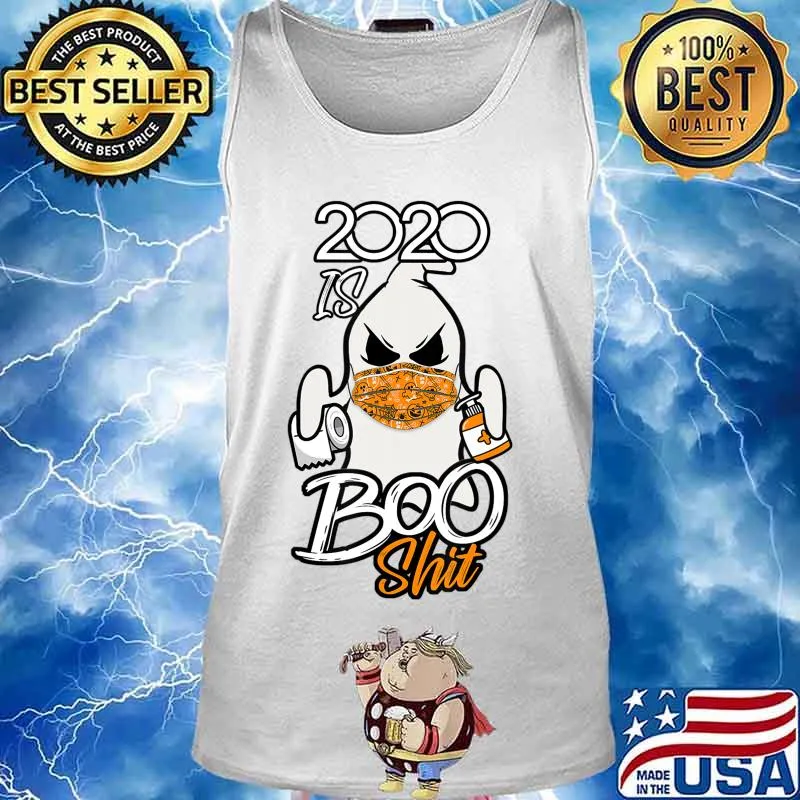 2020 is Boo Sheet T-Shirt Ghost in Mask Halloween T-Shirt Tank top