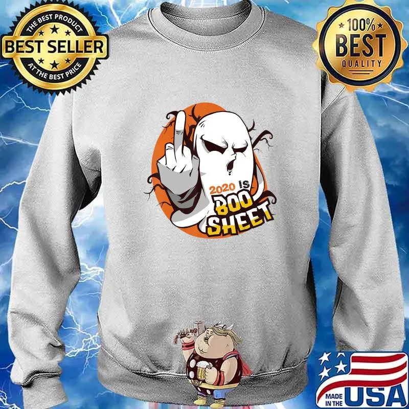 2020 Is Boo Sheet Tee Funny Halloween Ghost Gift Custome T-Shirt Sweater