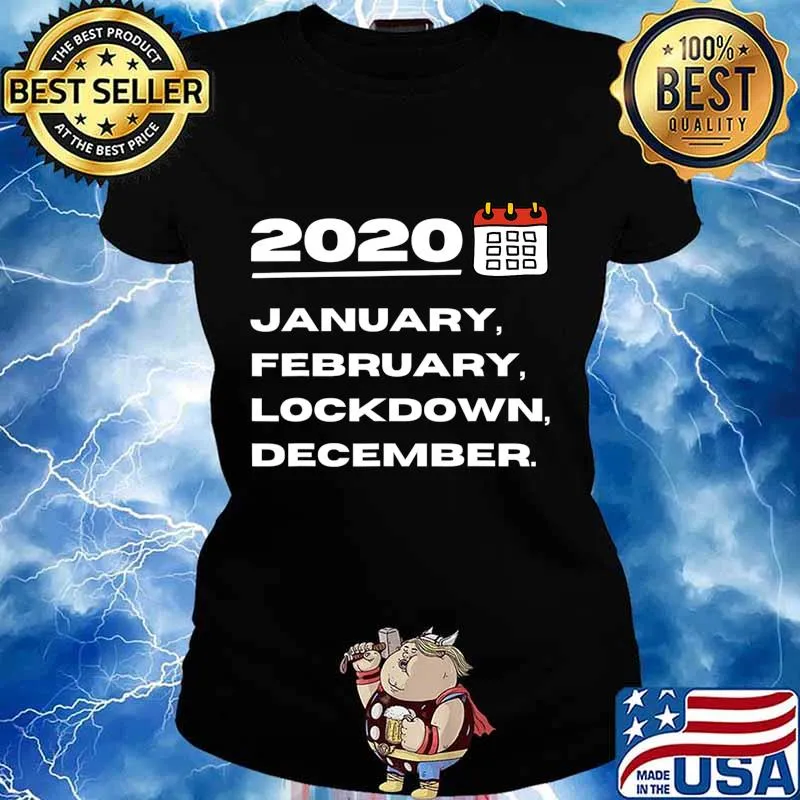 2020 Sucks Calendar - Funny Lockdown Quarantine T-Shirt Ladies tee