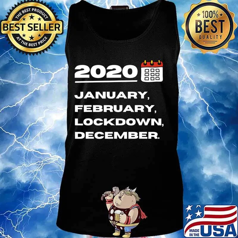 2020 Sucks Calendar - Funny Lockdown Quarantine T-Shirt Tank top