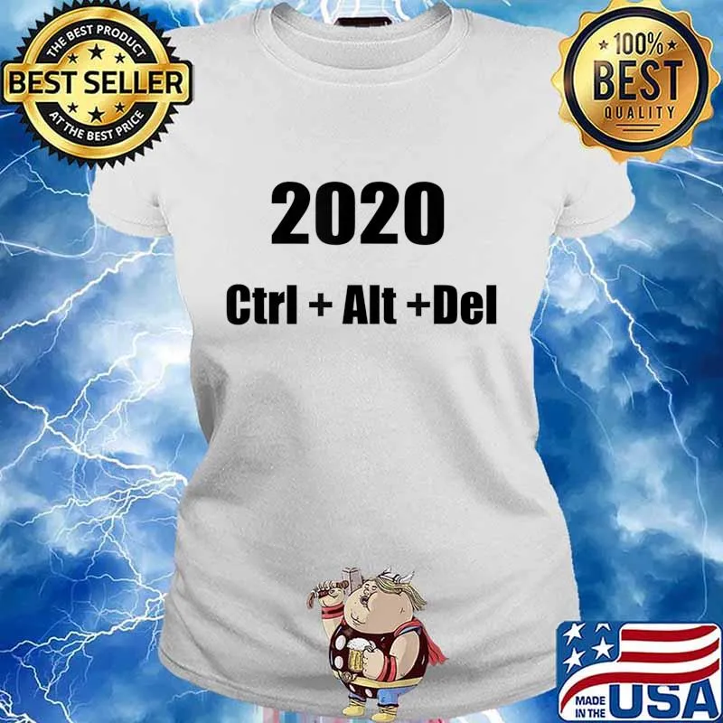 2020 Sucks! Ctrl Alt Del Shirt Ladies tee