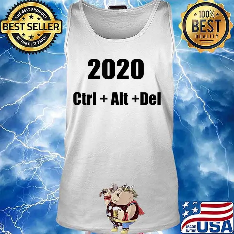2020 Sucks! Ctrl Alt Del Shirt Tank top