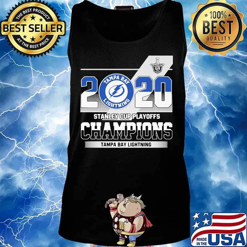 2020 tampa bay lightning stanley cup playoffs champions s Tank top