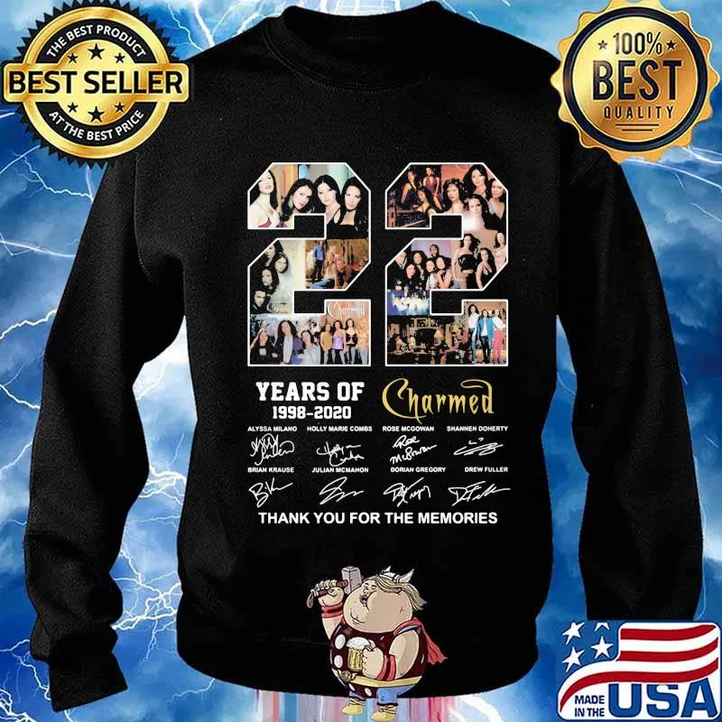 22 years of 1998 2020 charmed thank you for the memories signatures s Sweater