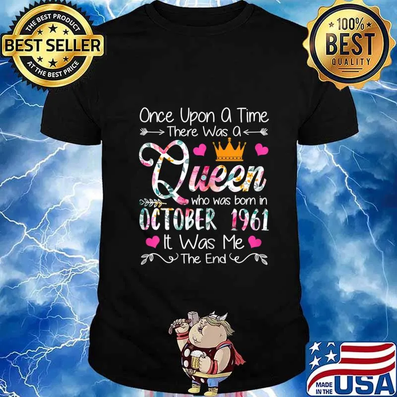 59 Years Birthday Girls 59th Birthday Queen October 1961 T-Shirt