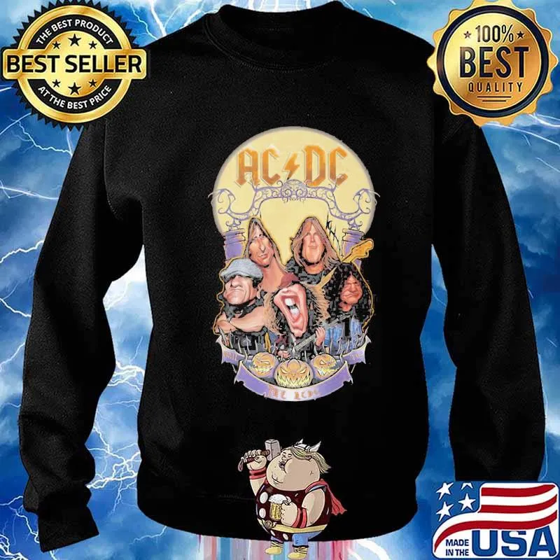 Acdc band members happy halloween moon s Sweater
