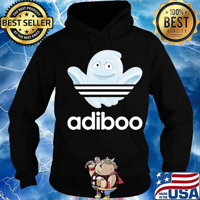 Adiboo boo adidas logo happy halloween s Hoodie