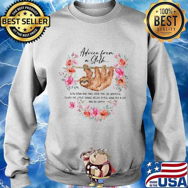 Advice from on sloth flowers s Sweater