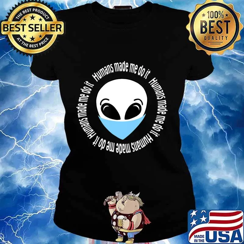 Alien with a Mask T-Shirt Ladies tee
