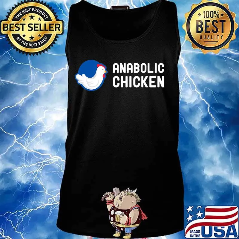Anabolic Chicken Steroid Gym Fitness Bodybuilding Fitness T-Shirt Tank top