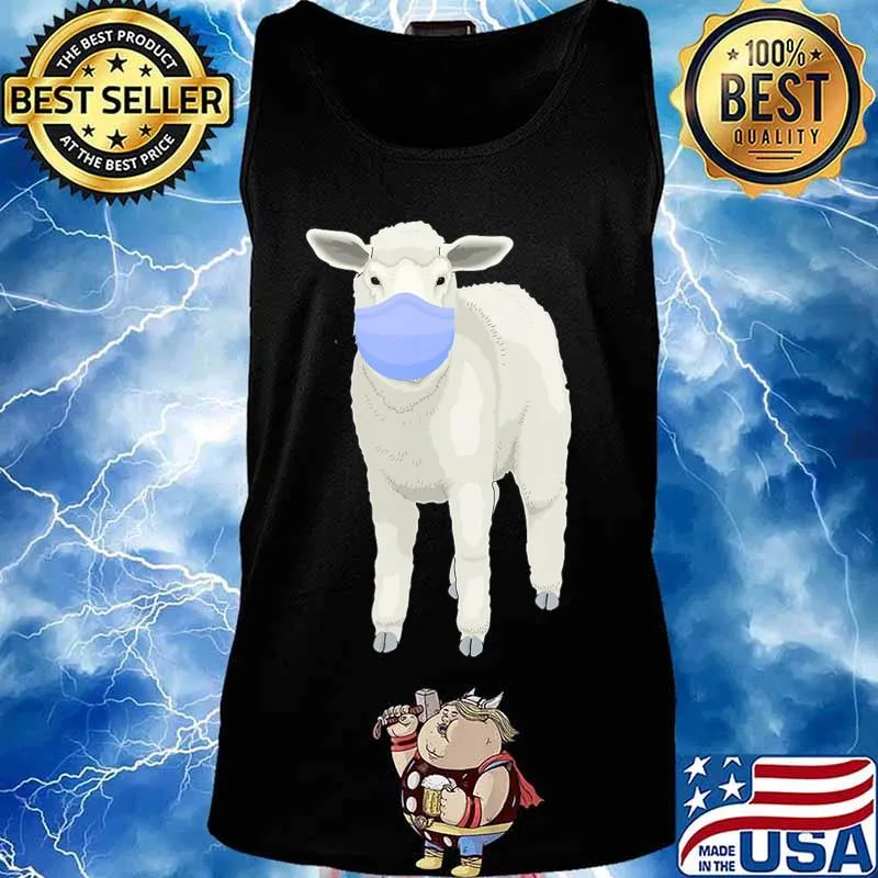 Anti mask sheep or sheeple with face mask T-Shirt Tank top