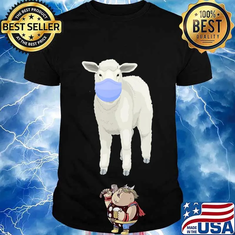 Anti mask sheep or sheeple with face mask T-Shirt