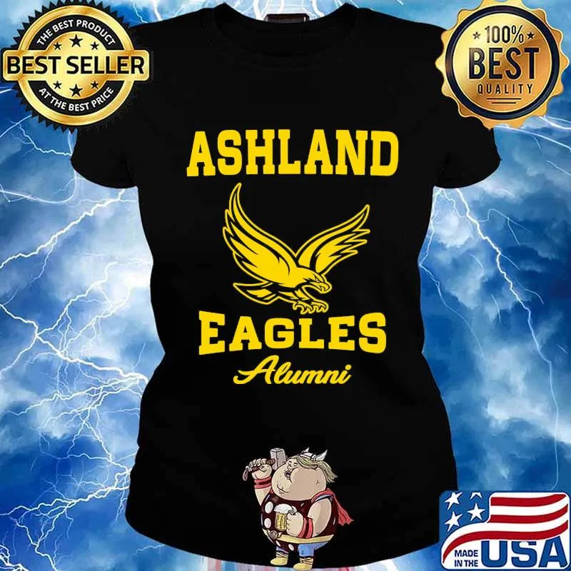 Ashland eagles alumni logo s Ladies tee