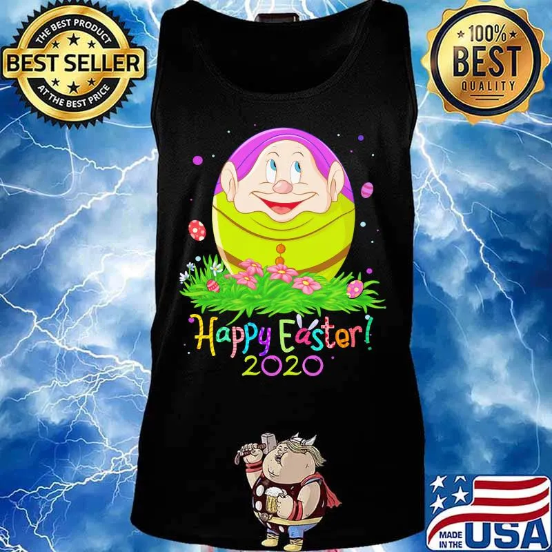 Baby dopey happy easter 2020 flowers s Tank top