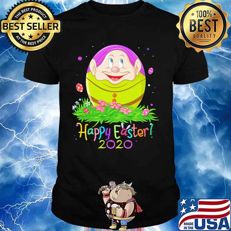 Baby dopey happy easter 2020 flowers shirt