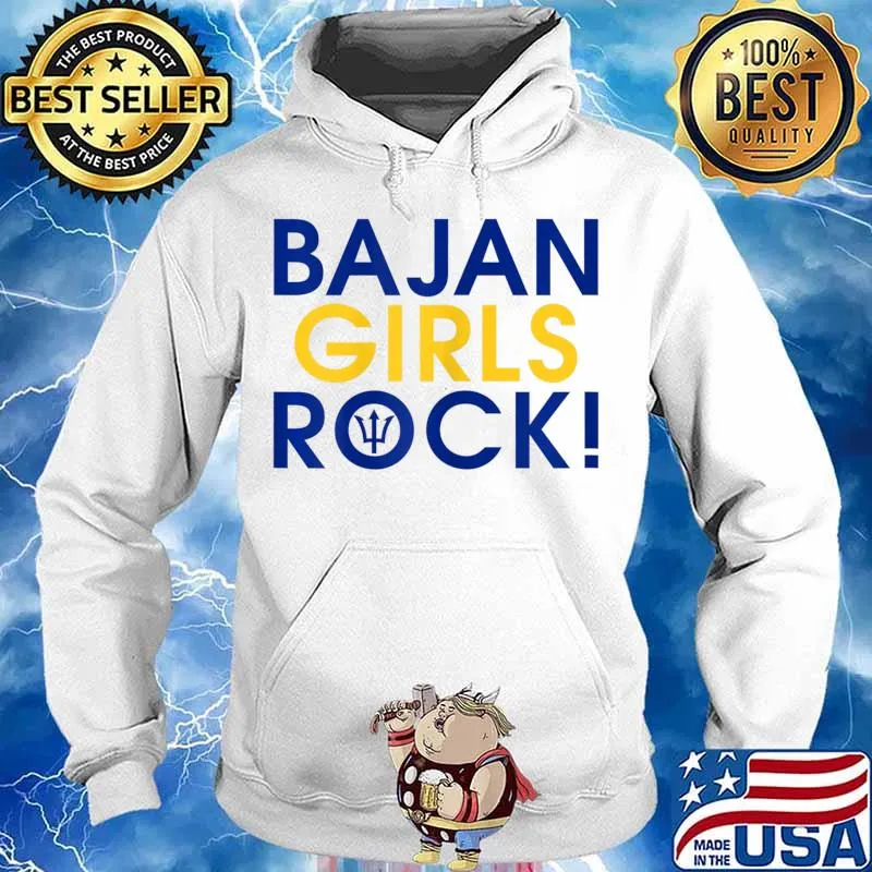 Bajan Girls Rock Barbados T-Shirt Hoodie