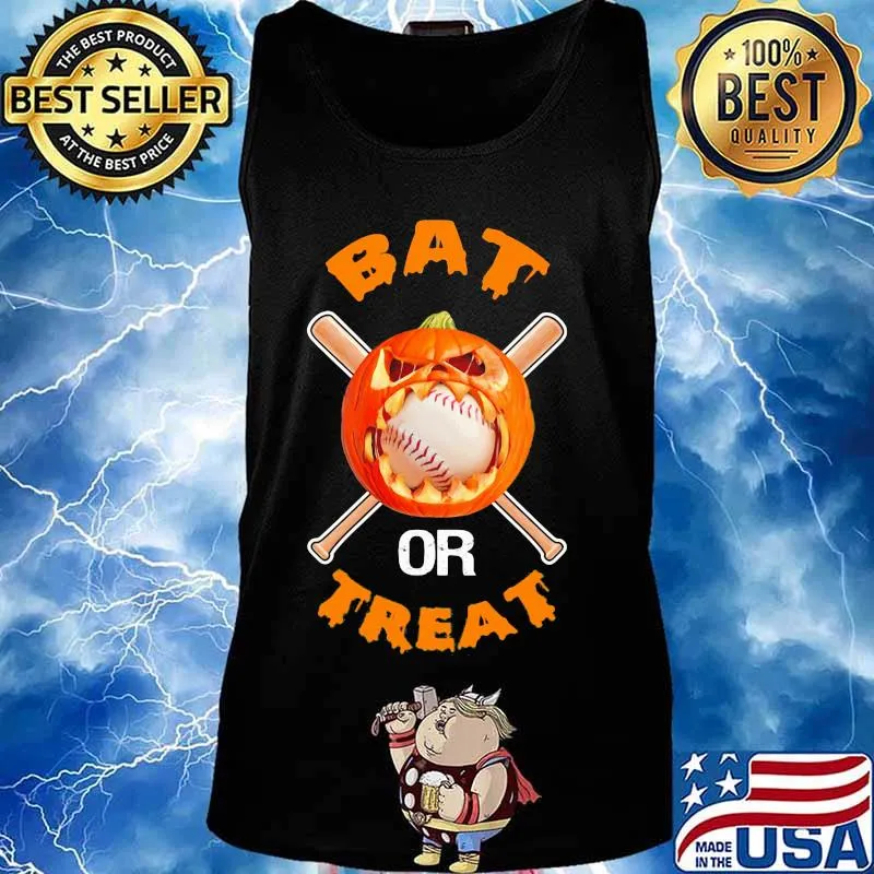Baseball Bat Or Treat s Tank top