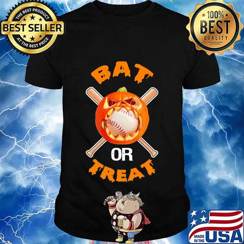 Baseball Bat Or Treat shirt
