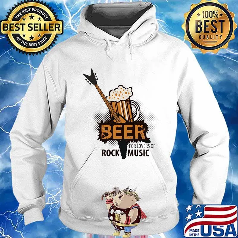 Beer for lovers of rock music s Hoodie