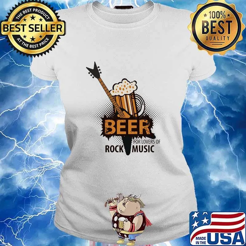 Beer for lovers of rock music s Ladies tee