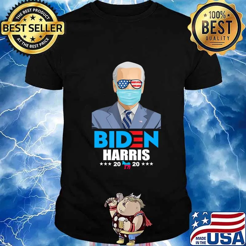 Biden Harris 2020 Shirt Vote Joe Biden Mask 2020 T-Shirt