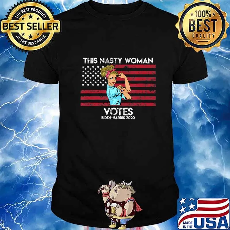 Biden Harris 2020 This Nasty Woman Votes T-Shirt